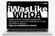 iWasLike Pro - 30 FONTS FULL FAMILY, a Sans Serif Font by California Type Foundry (Thumbnail 2 of 11)