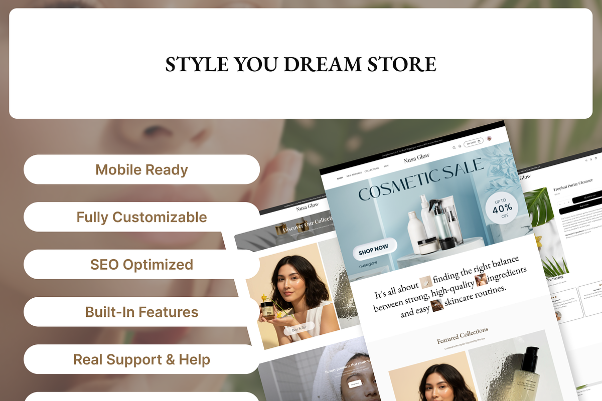 Nusa Glow Organic Store Template, a Shopify Template by AtelierDuVow (Photo 9 of 10)