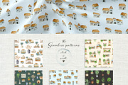 Home Decor Bundle. Watercolor set, an Object Graphic by JuliaBadeeva (Thumbnail 8 of 21)