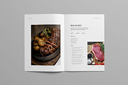 Minimal Cookbook/Recipes Book, a Brochure Template by Meenom Templates (Thumbnail 5 of 14)