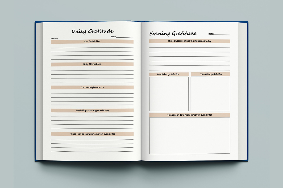 Gratitude & Prayer Journal Canva, a Stationery Template by Mustafiz (Photo 10 of 11)