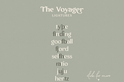 The Voyager ligature font, a Sans Serif Font by Ana's Fonts (Thumbnail 9 of 12)
