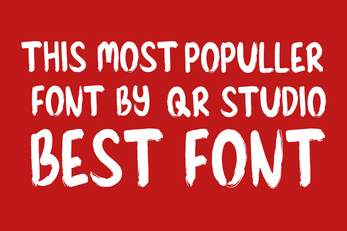 Gareksi, a Handwritten Font by QR Design Studio (Photo 3 of 6)