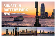 Sunset In Battery Park NYC Photos, a Transportation Photo by Full Circle Design Studio (Thumbnail 1 of 20)