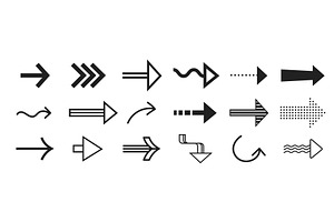 Narrow sign icons with right, an Object Illustration by art PVP - market