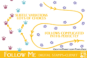 Follow Me - digital stamps / brushes, an Icon by Purple Frog (Thumbnail 2 of 5)