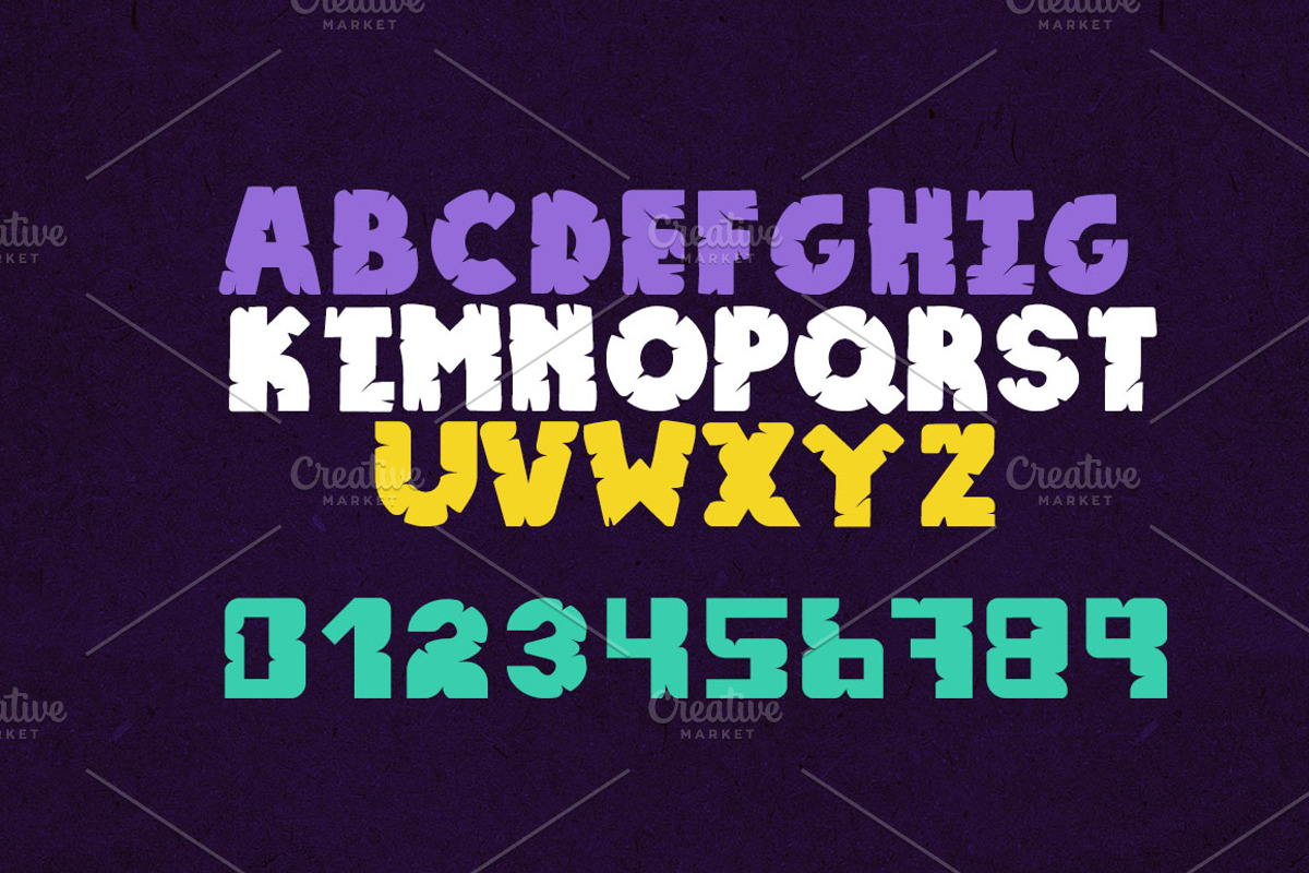 Epicave All Caps Display Font preview 3