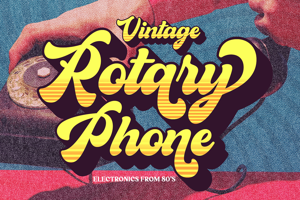 The Buntank - Retro Script, a Script Font by Arterfak Project (Photo 3 of 14)