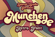 Munchen, a Script Font by Zaenal Studio (Thumbnail 1 of 8)