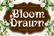 CS Bloom Drawn, a Serif Font by Craft Supply Co. (Thumbnail 1 of 8)