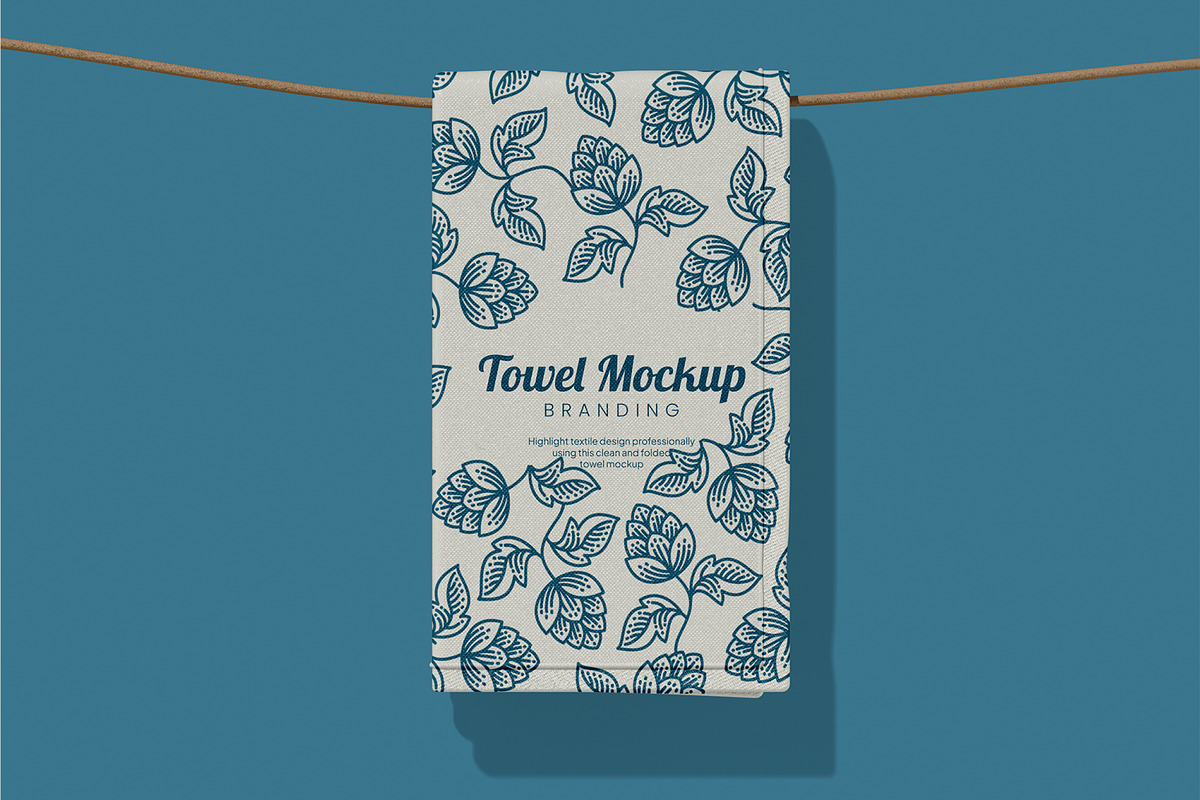 Towel Mockup, a Household Mockup by Permadi Creative (Photo 4 of 4)