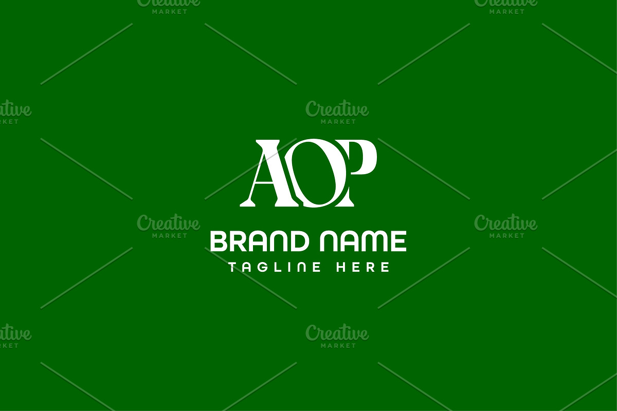 Letter AOP Logo Design Vector, a Branding & Logo Template by Abir Hossain Waffi (Photo 2 of 4)