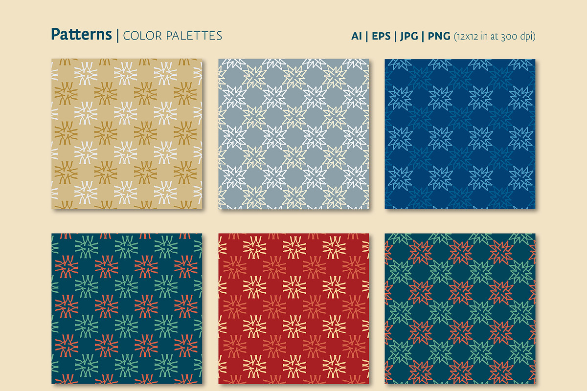 Winter Holidays | Peace Collection, a Pattern Graphic by Type Art Crafters (Photo 9 of 15)