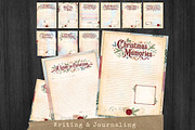 Christmas Correspondence journal kit, a Seasonal Illustration by ThatsDesignArt (Thumbnail 10 of 20)