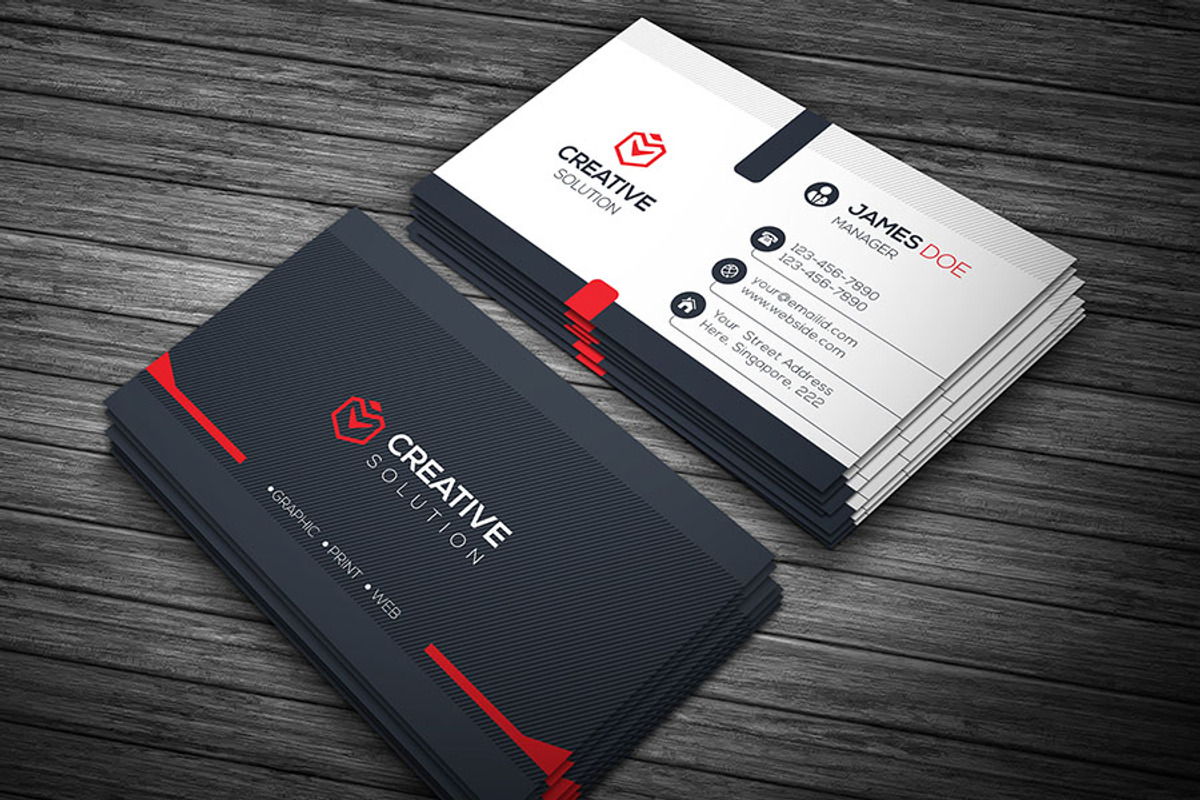 Creative Solution Business Card, a Business Card Template by GenerousArt (Photo 3 of 4)