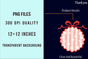 Christmas Coquette Frame Clipart PNG, an Illustration by SinaCreation (Thumbnail 6 of 7)