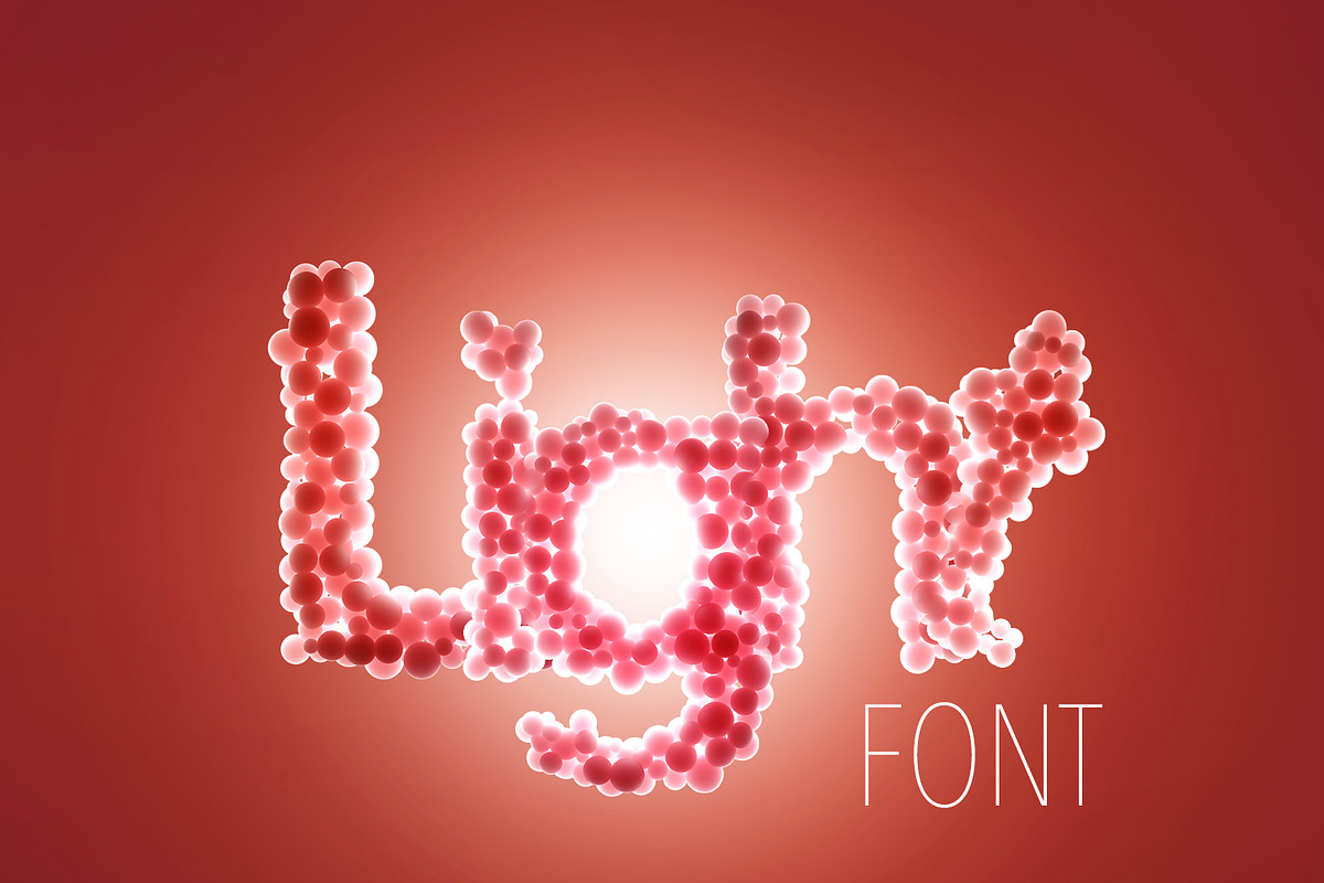 Soft Ball PSD Letters, an Object Graphic by GK Creative (Photo 2 of 8)