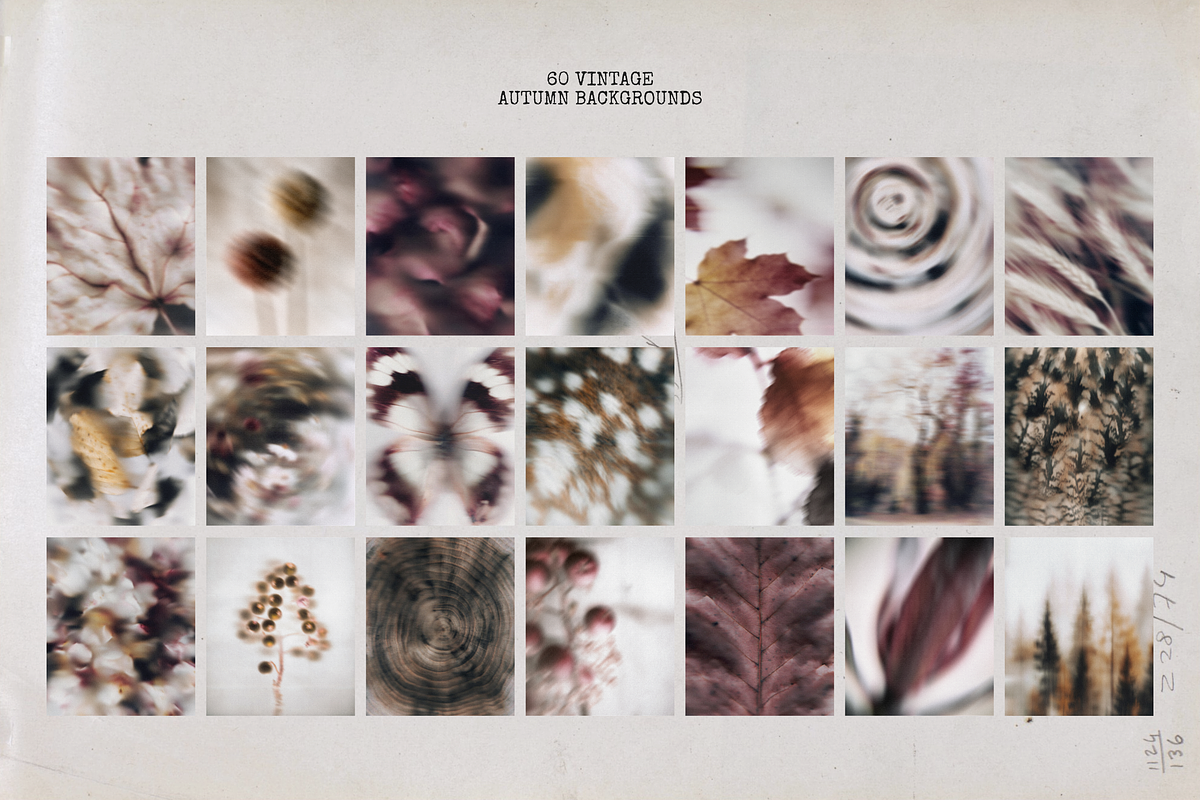 Autumn Twilight: Vintage Backgrounds, a Texture Graphic by TiriCo (Photo 7 of 13)