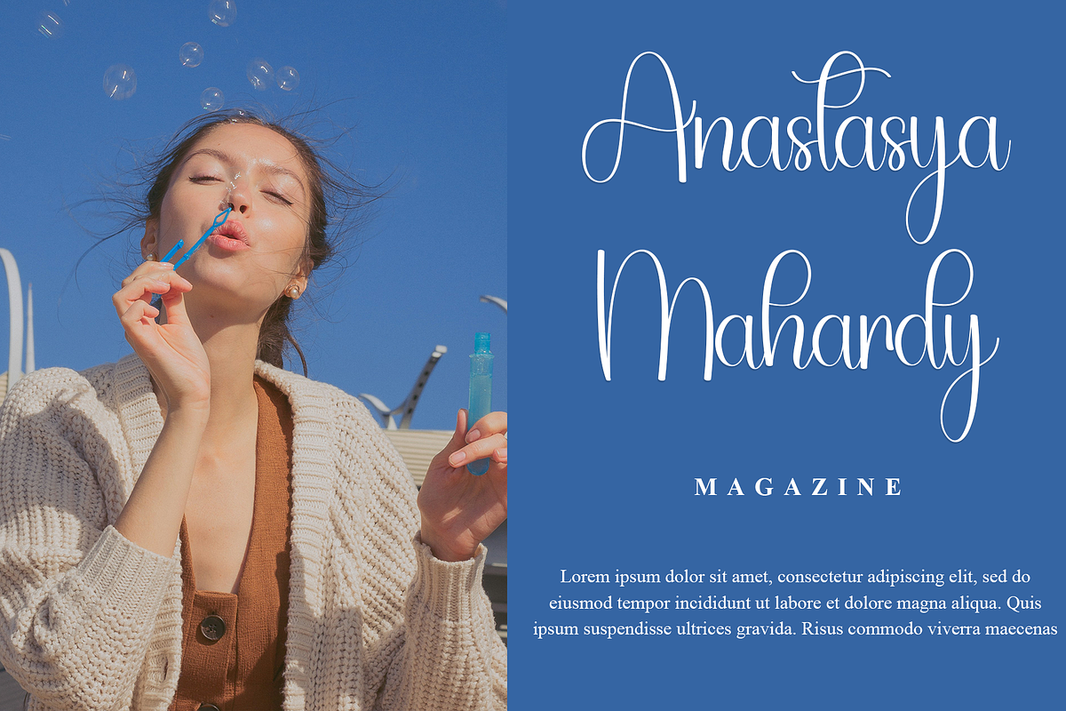 Snowland Wonderfull, a Handwritten Font by InermediaSTUDIO (Photo 2 of 7)