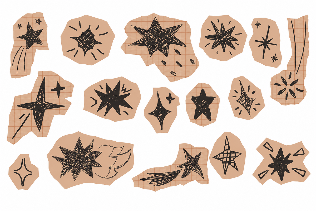 Scrapbook Cut-Out Shapes, a Decorative Illustration by Anna Studio (Photo 10 of 12)