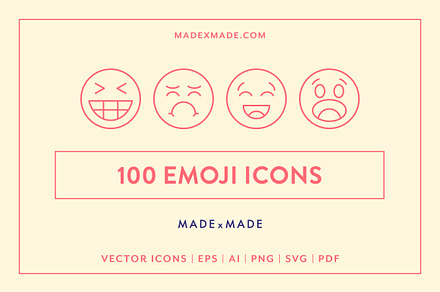 Emoji Icons, an Emoji Icon by Made by Made