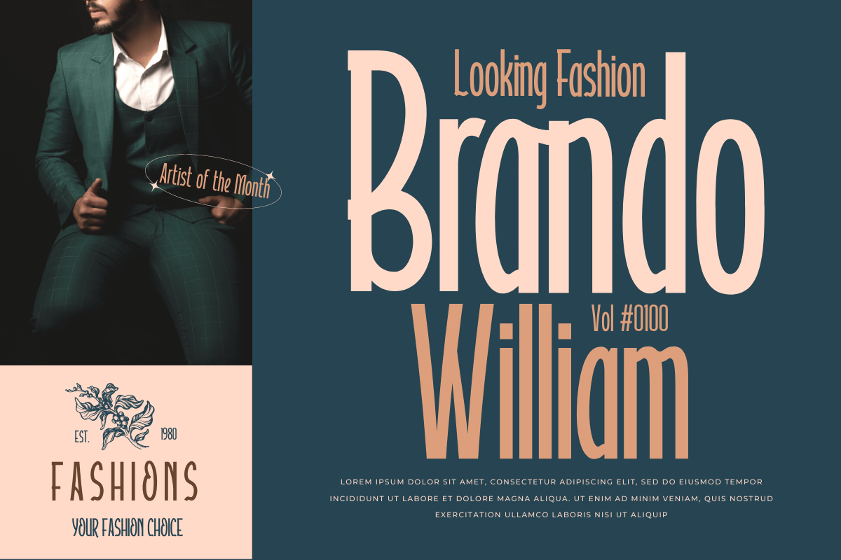 Atoverz – Retro Condensed Font, a Sans Serif Font by twinstd (Photo 2 of 13)