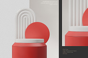 5 Podium with Transparent Background, a Background Graphic by faustudio (Thumbnail 7 of 7)