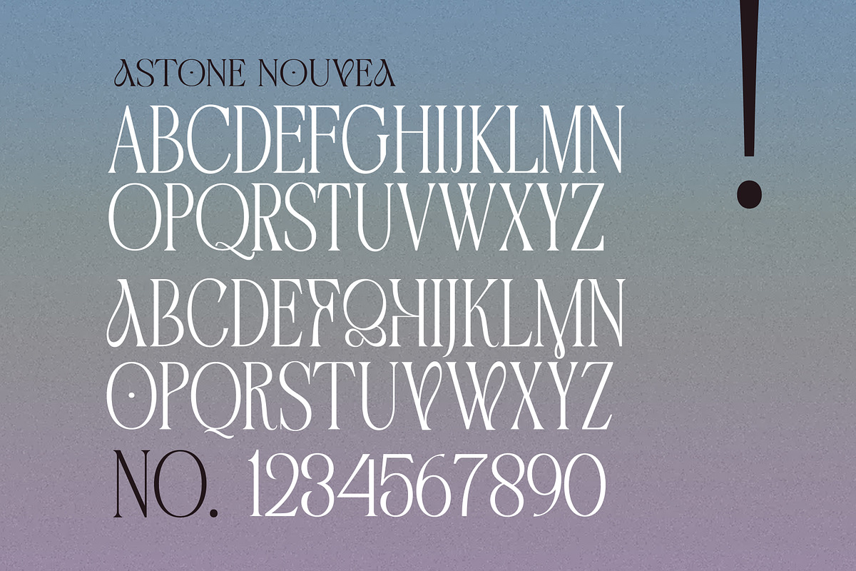Astone Nouvea, a Sans Serif Font by Gatype (Photo 7 of 9)