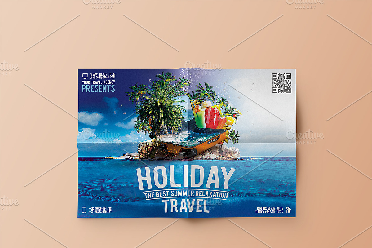 Holiday Travel Flyer, a Flyer Template by CREATIVE DUDE (Photo 5 of 8)