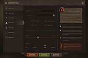 Burnblade UI, a Graphic by EvilSystem (Thumbnail 4 of 11)