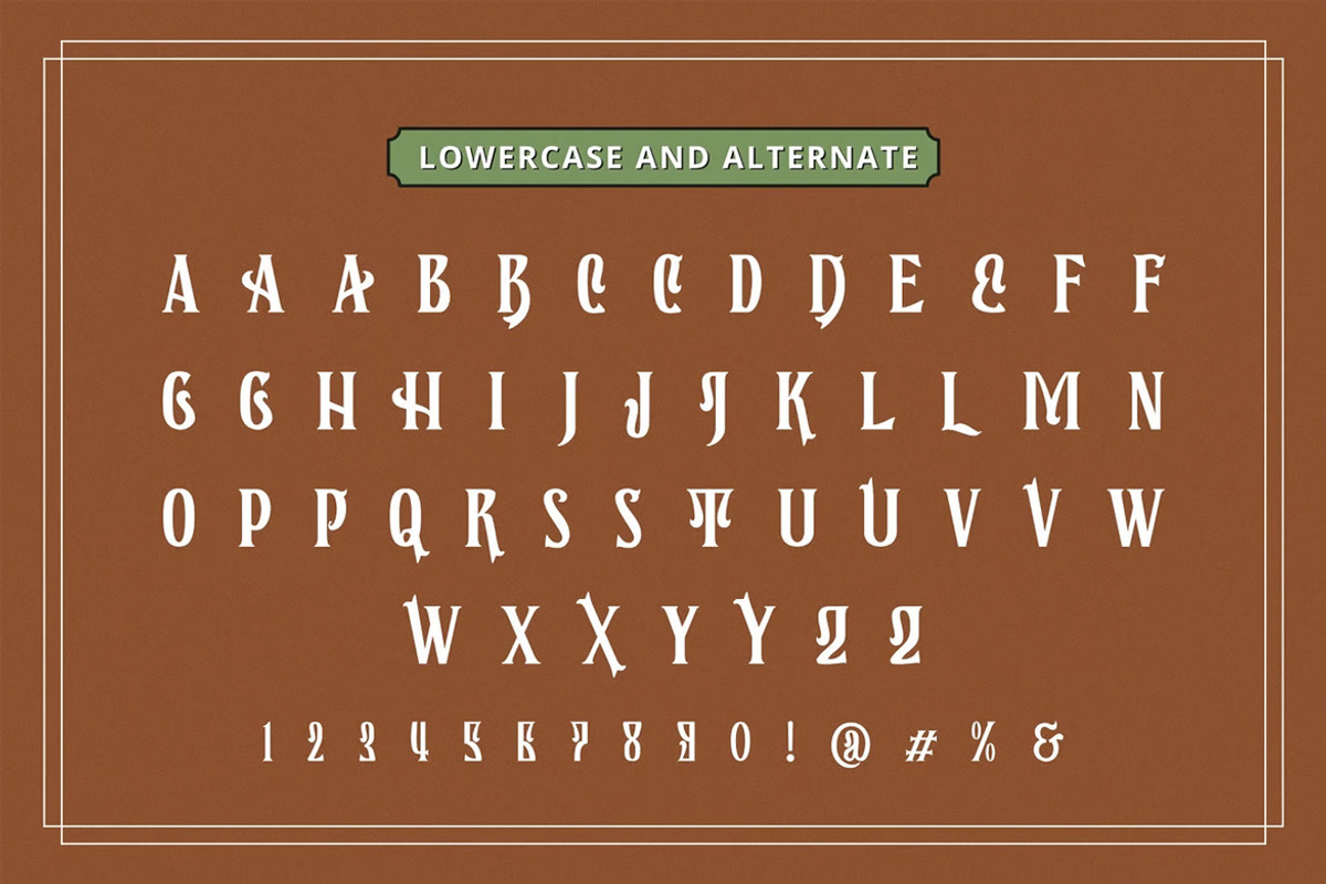 Progust - Vintage Font, a Blackletter Font by Viswal Studio (Photo 3 of 6)