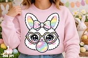 Easter Rabbit with Bubblegum PNG, an Illustration by Daily.Designs (Thumbnail 2 of 5)