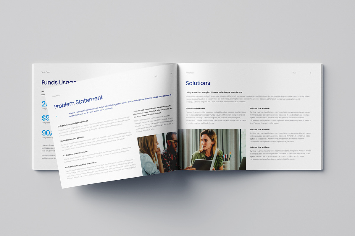 White Paper Template | Canva, a Brochure Template by HiveArts (Photo 7 of 9)