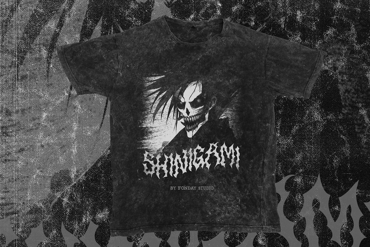 ANGER RAVEN – Death Metal Fon, a Blackletter Font by Fonday Studio (Photo 5 of 8)