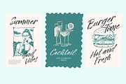 Agatta Bluebell a Handwritten Font, a Handwritten Font by RantautypeStudio (Thumbnail 12 of 15)