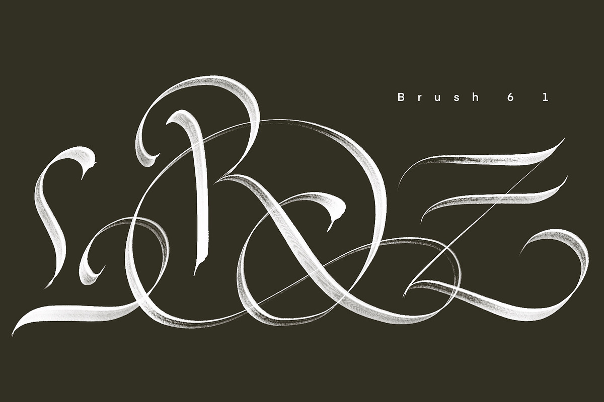CalligraphyMasters Procreate Brushes, a Brush Add-On by the Fontmaker (Photo 24 of 38)