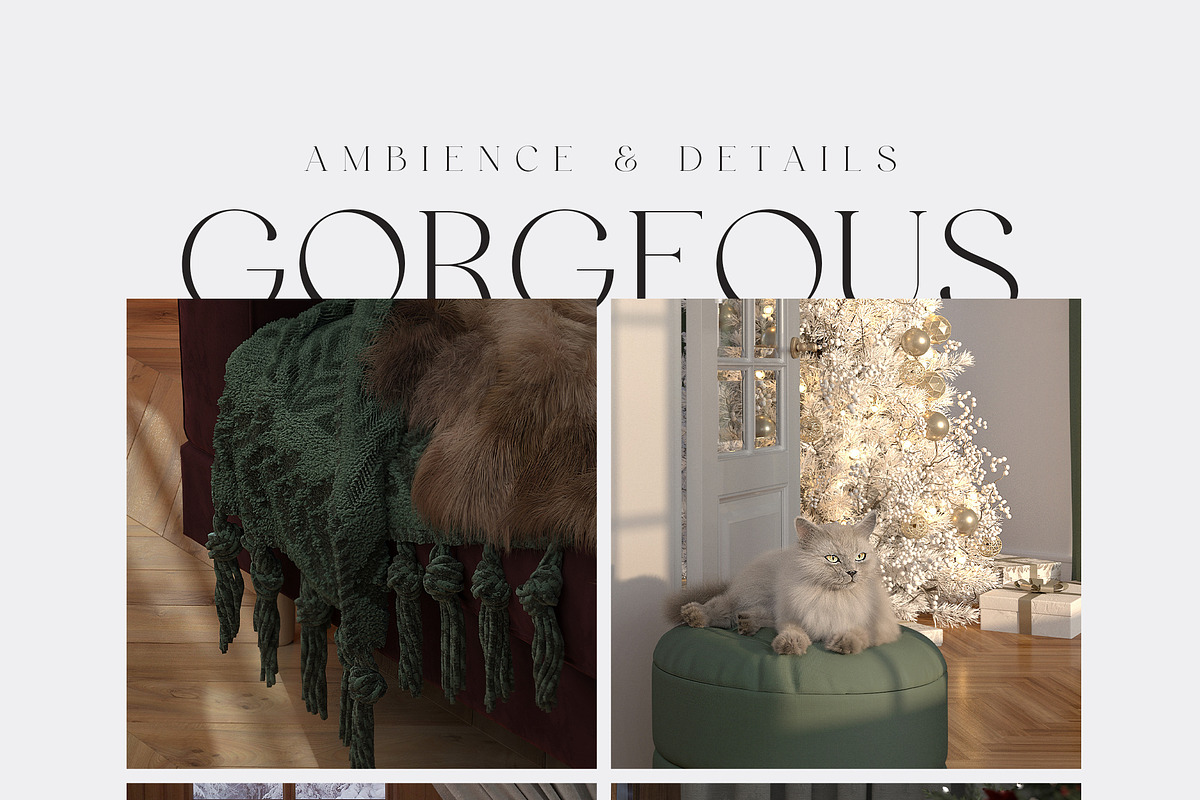 SEASON'S GREETINGS Christmas Mockups, a Household Mockup by The Bambi Collective (Photo 7 of 16)