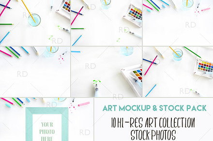 Styled Stock Photography: Art Pack