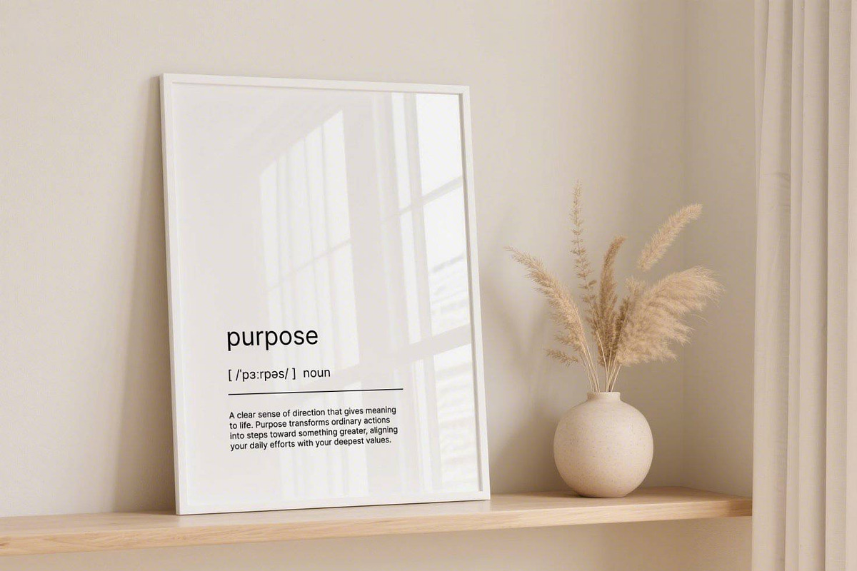 Purpose - Home Decor Poster, a Texture Graphic by YG STUDIO (Photo 4 of 6)
