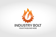 Industry Bolt Logo, a Branding & Logo Template by wakgraphic (Thumbnail 1 of 3)