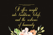 Bellvania Calligraphy Script Font, a Script Font by Graphicxell (Thumbnail 5 of 8)