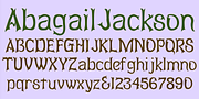 AbagailJackson, a Handwritten Font by Ingrimayne Type (Thumbnail 5 of 6)