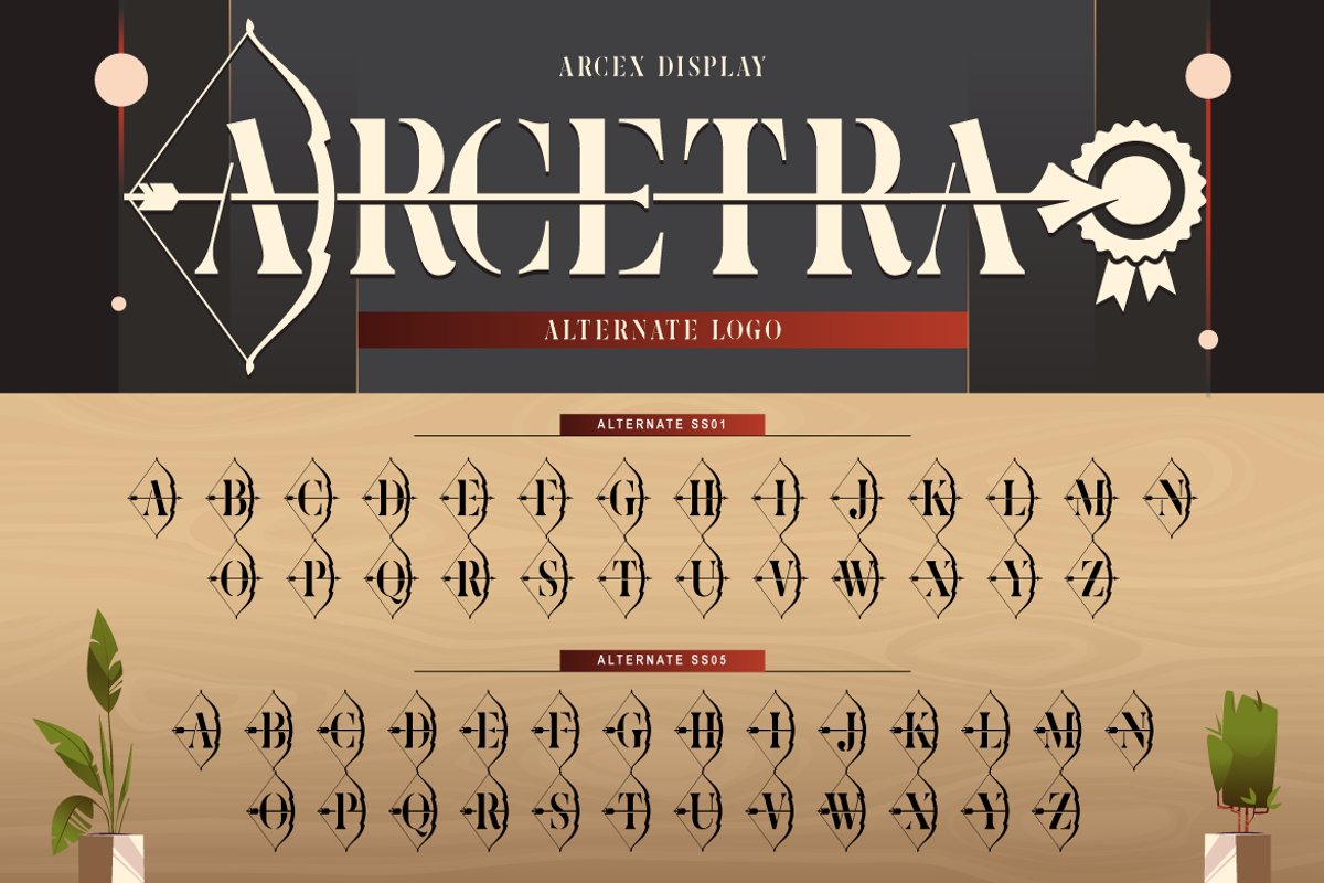 Arcex, a Serif Font by Burntilldead (Photo 9 of 15)