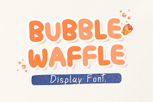 Bubble Waffle Display Font