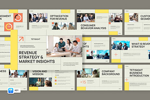 Revenue Strategy Market Keynote, a Presentation Template by Loin Studio