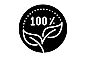 Organic leaf solid icon, a Solid Icon by Creative priyanka