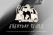 People Series BUNDLE: All 5 in 1, a Person Illustration by Veyla (Thumbnail 5 of 52)