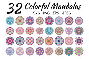 Mandala SVG PNG JPEG EPS, an Object Graphic by jelisua88 (Thumbnail 1 of 6)