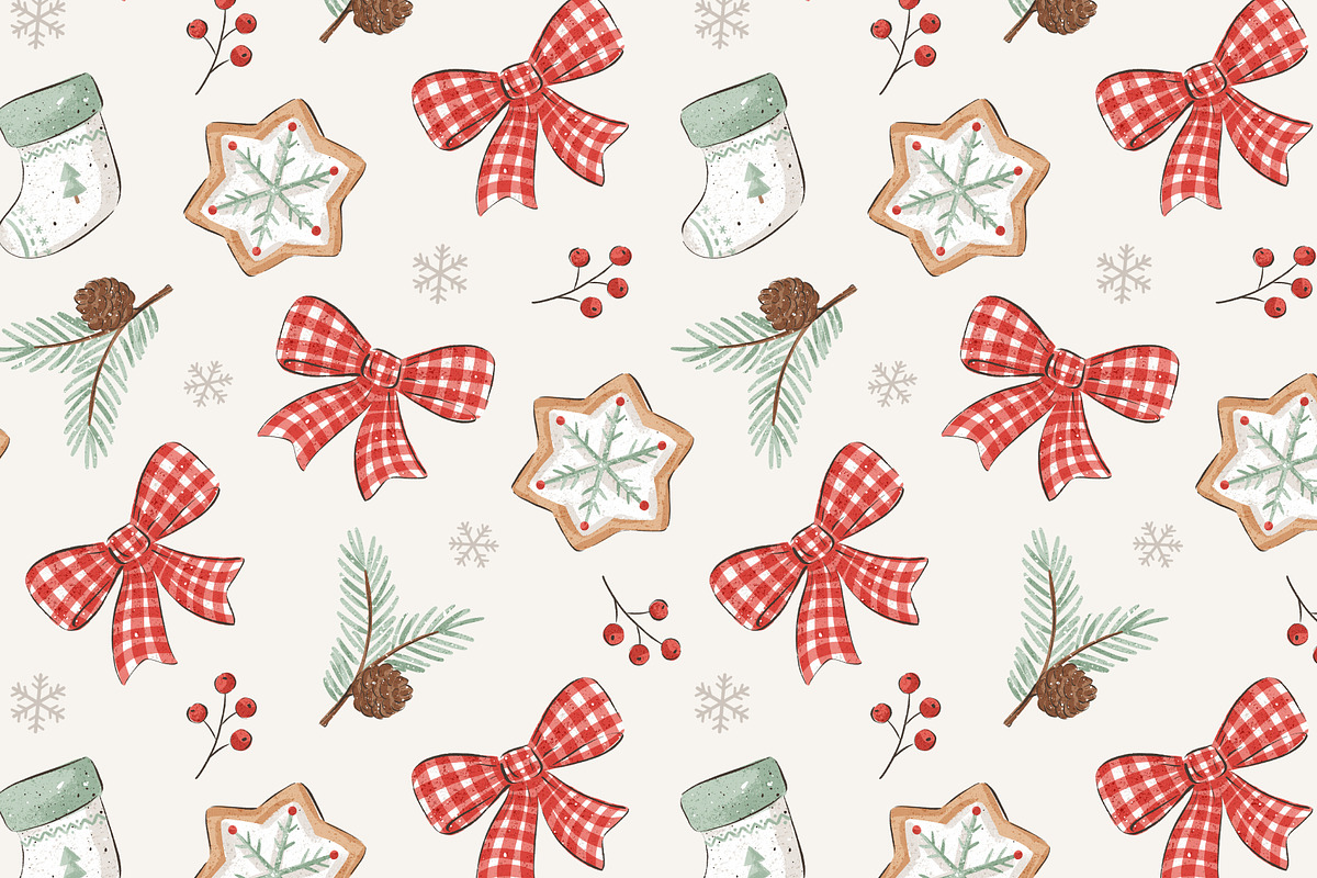 Winter holidays, a Pattern Graphic by Olena Kuznietsova (Photo 9 of 9)