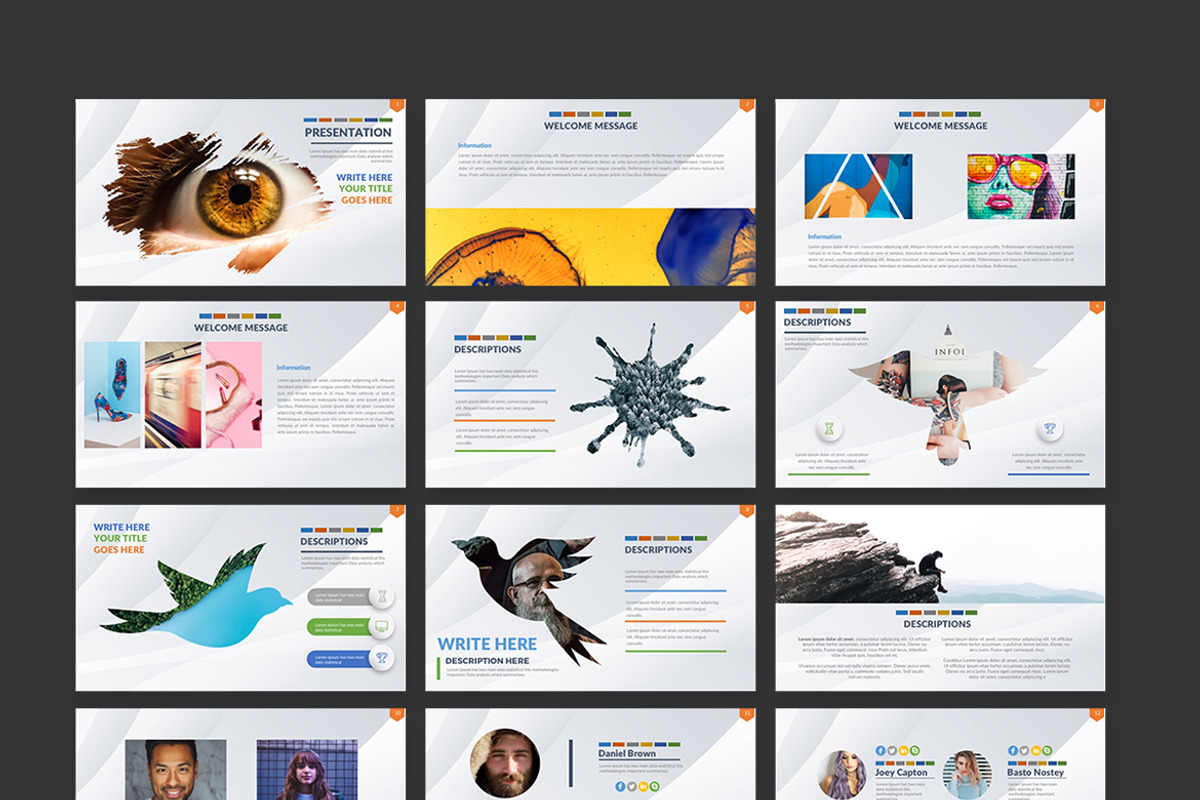 3 IN 1 Keynote Presentation, a Presentation Template by Graphicgo (Photo 19 of 30)